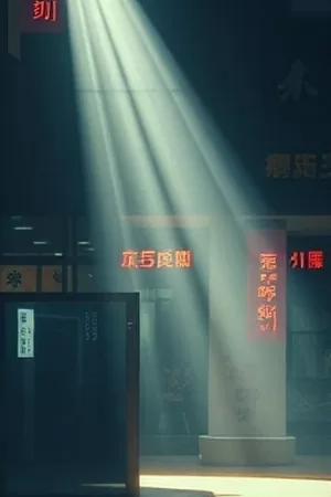 《凌晨四点的面包房》竖版海报，烤箱前的暖光与刚出炉的面包