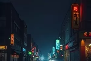 《旧楼第七层》画面,老式电梯门缝里透出的楼道灯